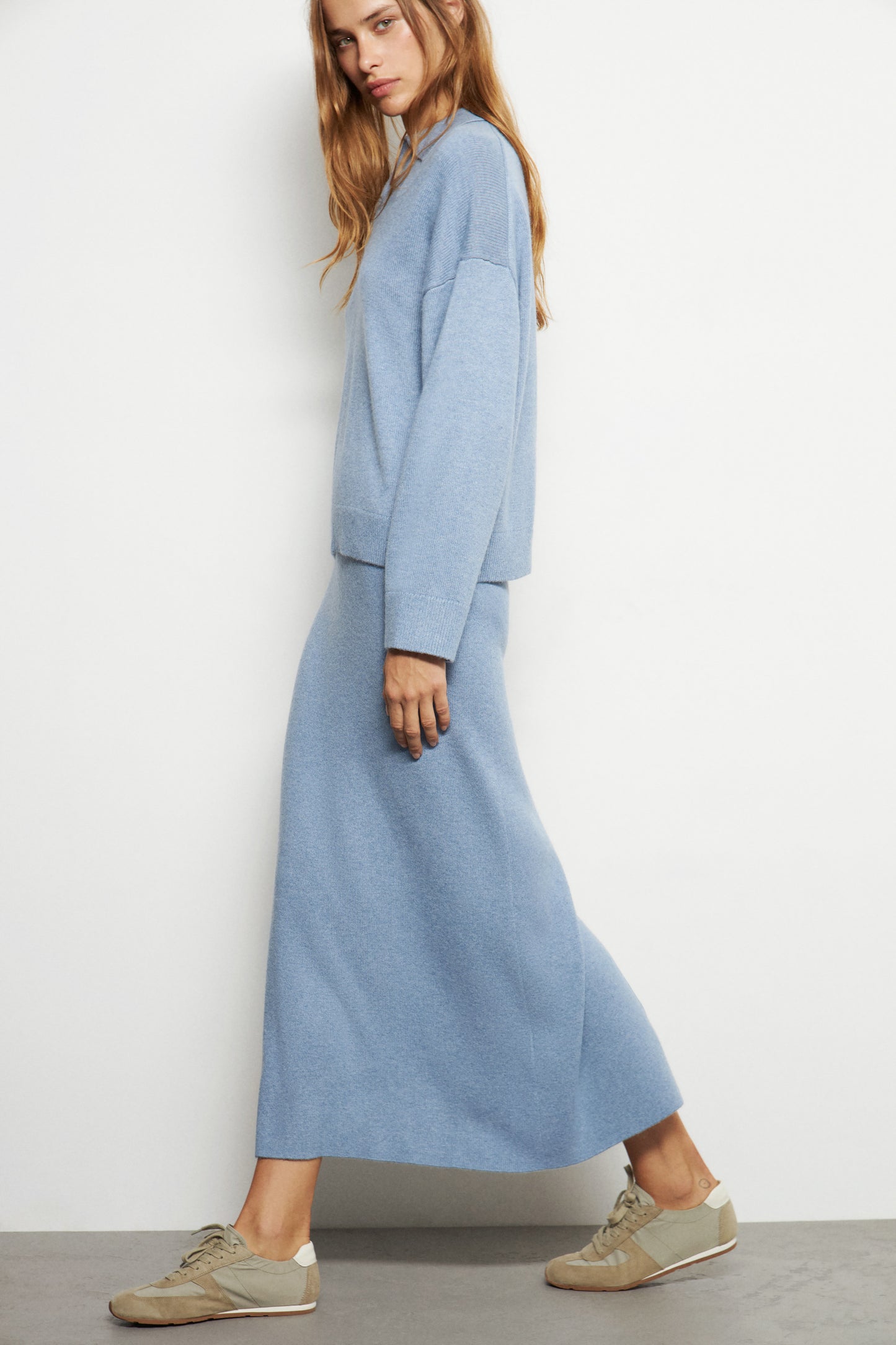 LIGHT BLUE MELANGE