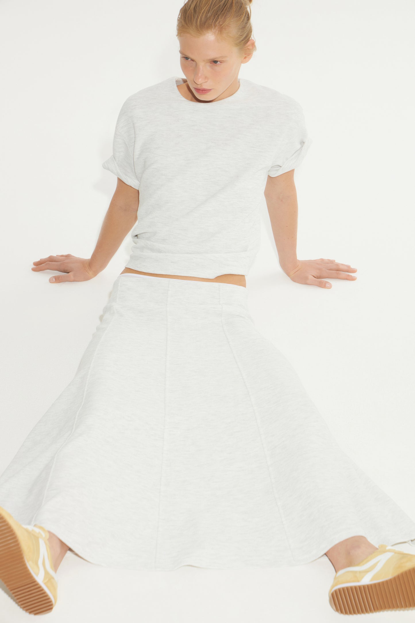 LIGHT GREY MELANGE