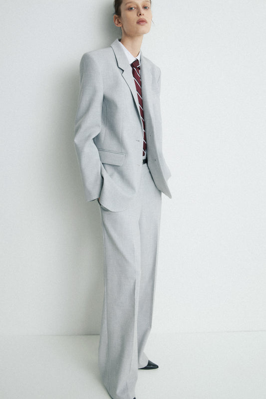 LIGHT GREY MELANGE