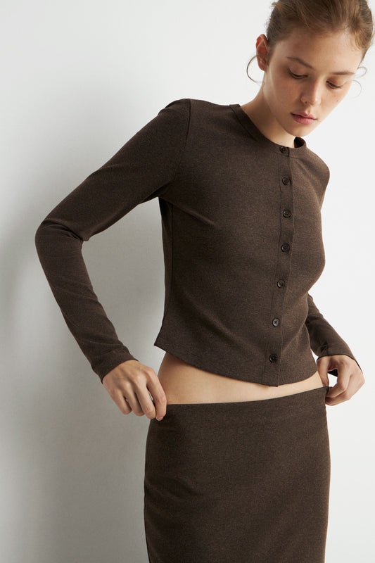 BROWN MELANGE