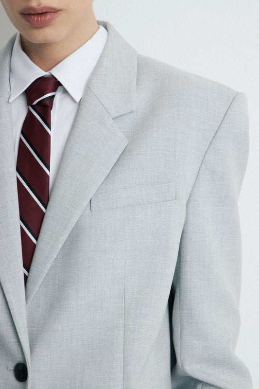LIGHT GREY MELANGE