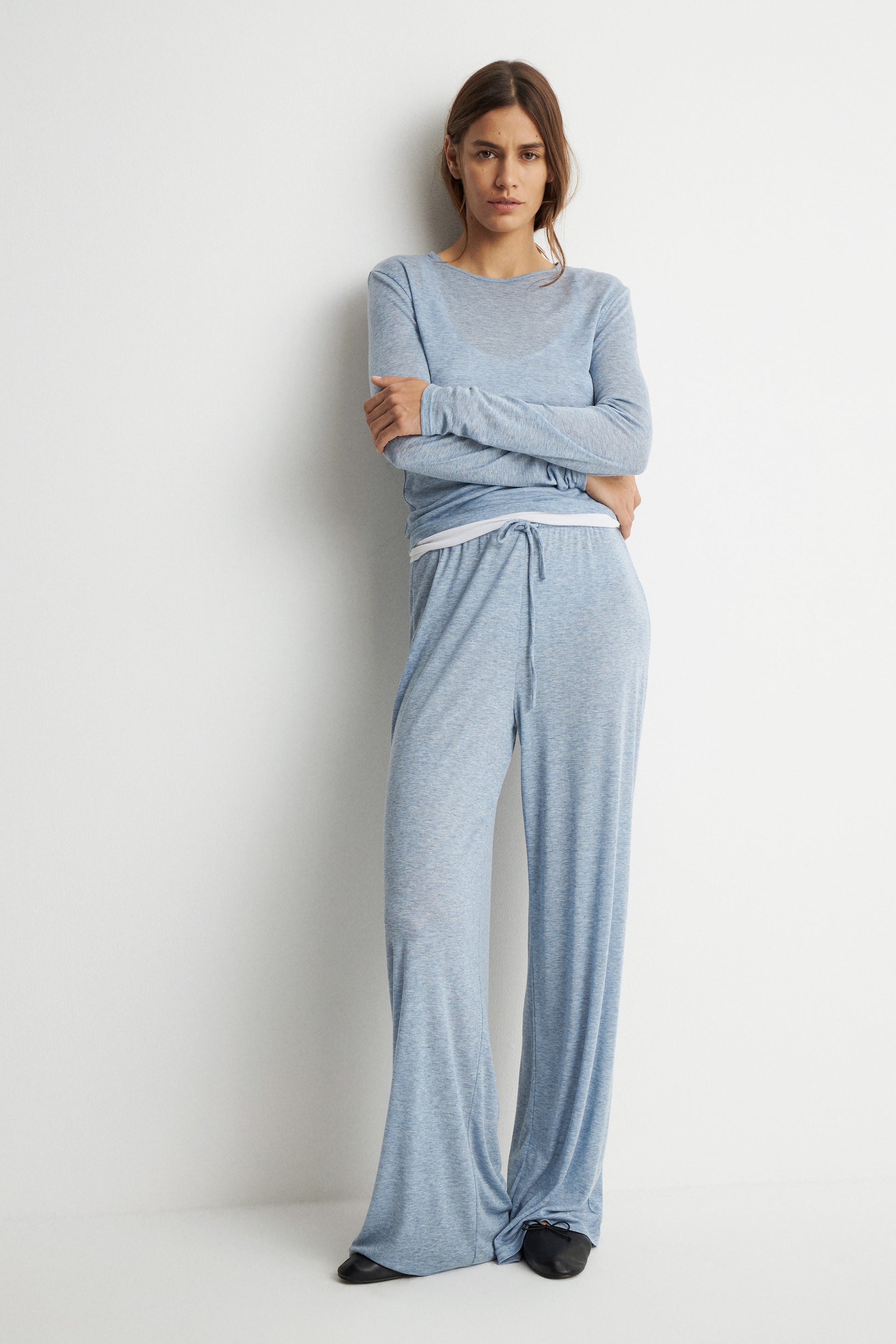 GRAY-BLUE MELANGE