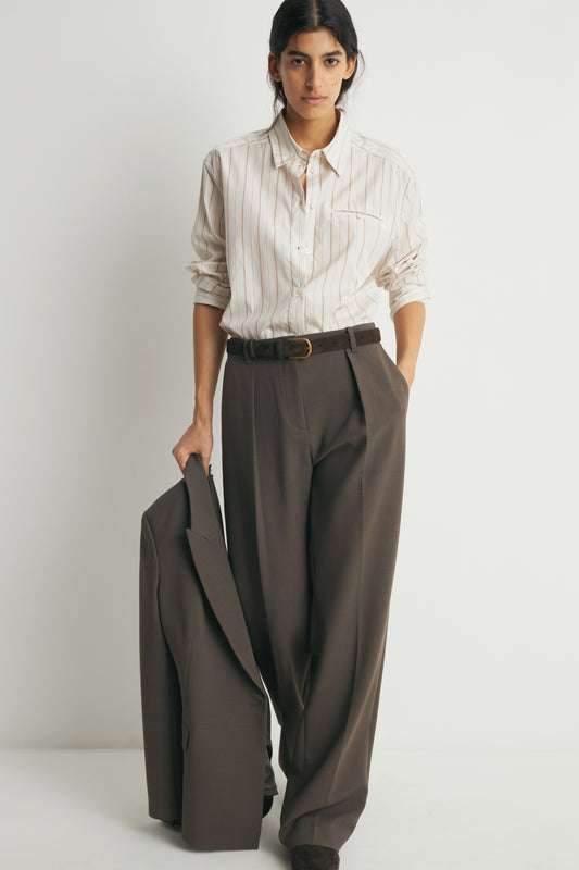 GRAY BROWN MELANGE