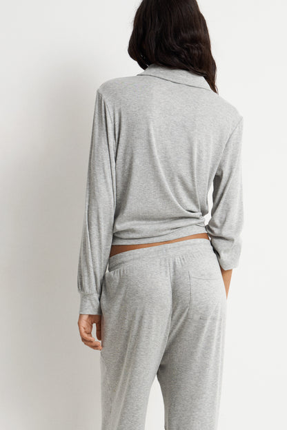 LIGHT GREY MELANGE
