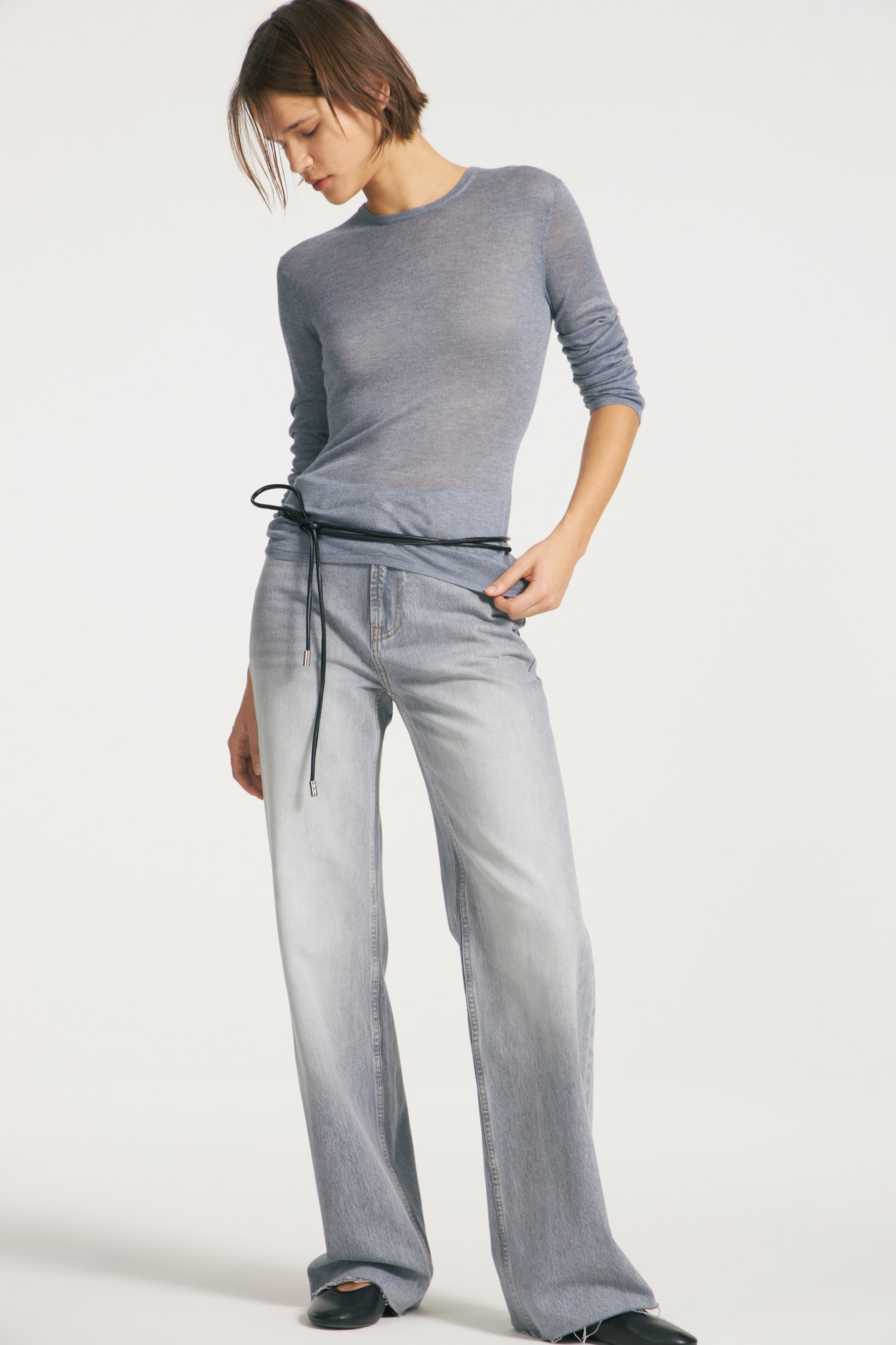 GRAY-BLUE MELANGE