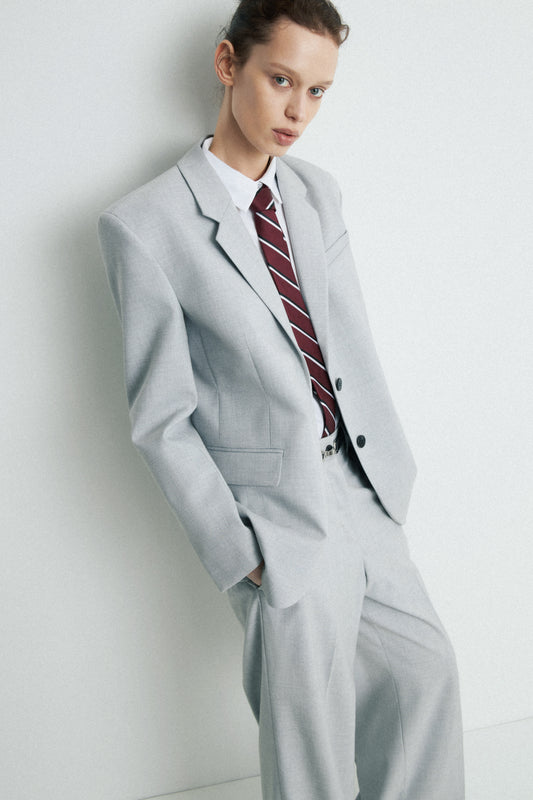 LIGHT GREY MELANGE