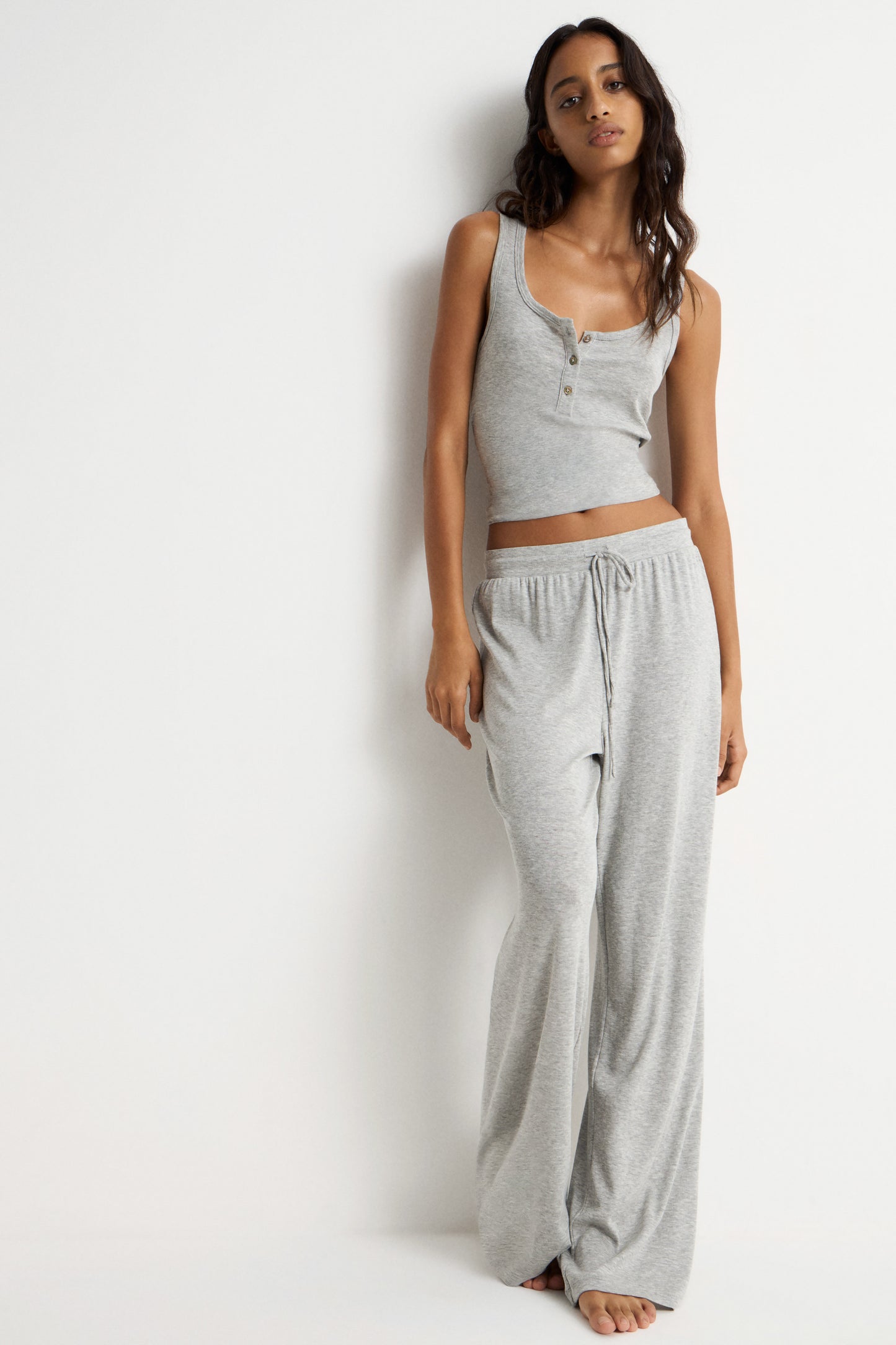 LIGHT GREY MELANGE