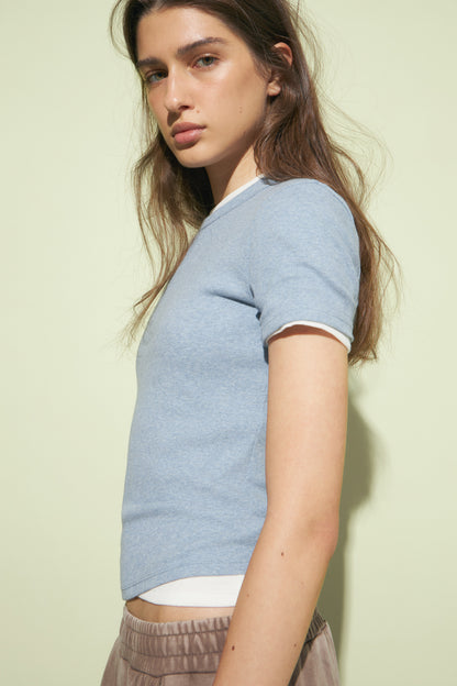 GRAY-BLUE MELANGE