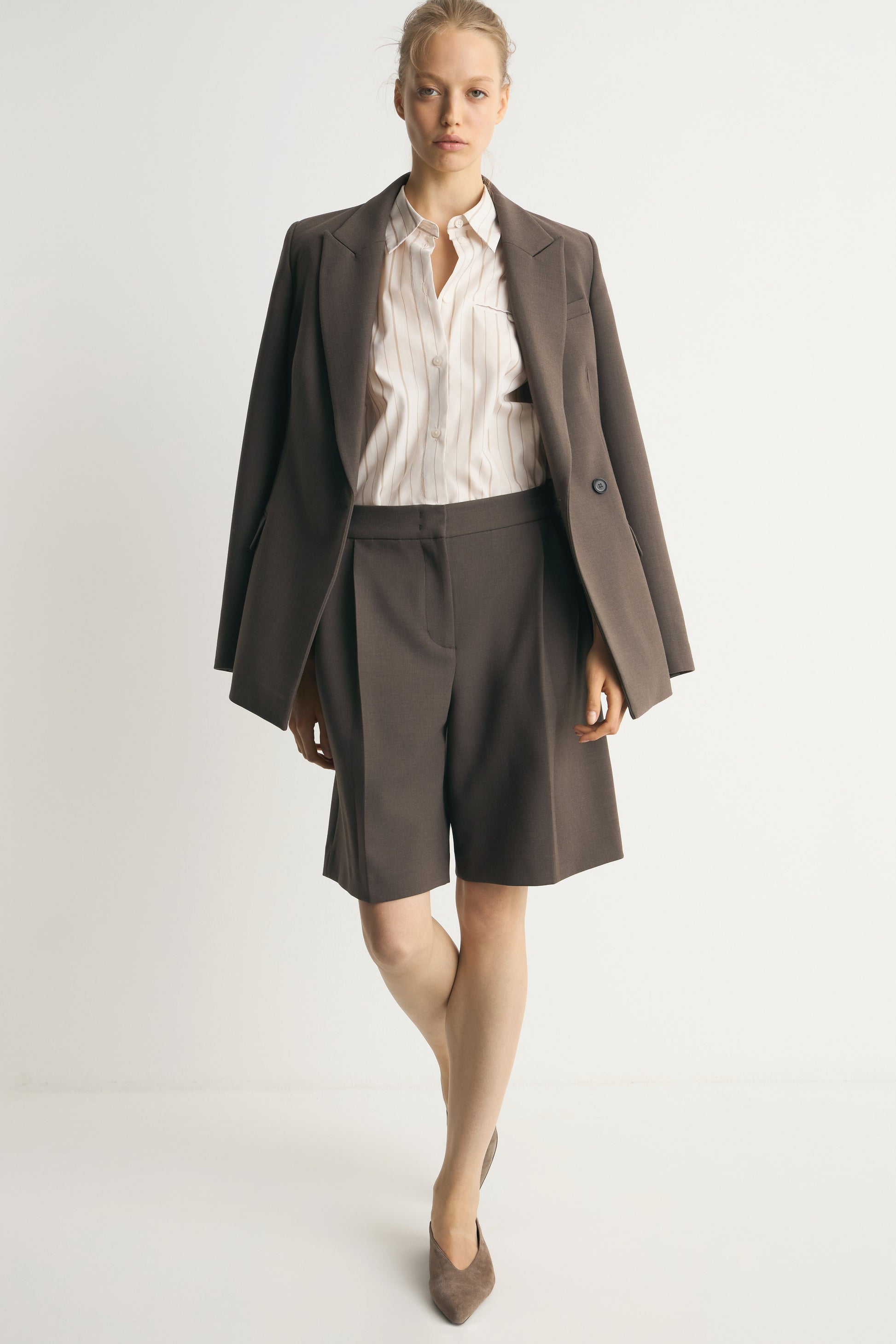 GRAY BROWN MELANGE