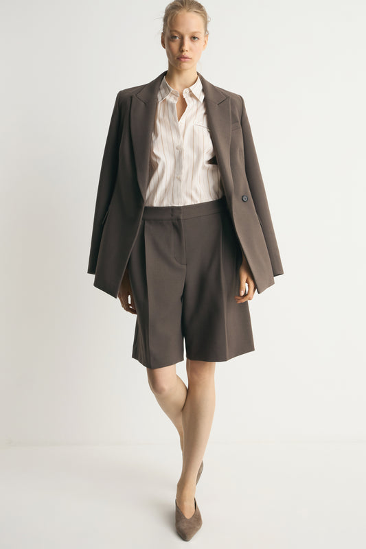 GRAY BROWN MELANGE
